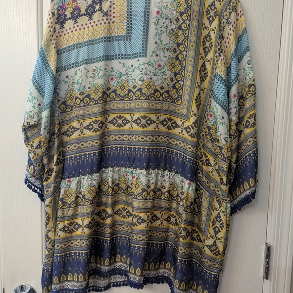 Johnny Was Multicolor Patterned Top - Picture 4 of 4